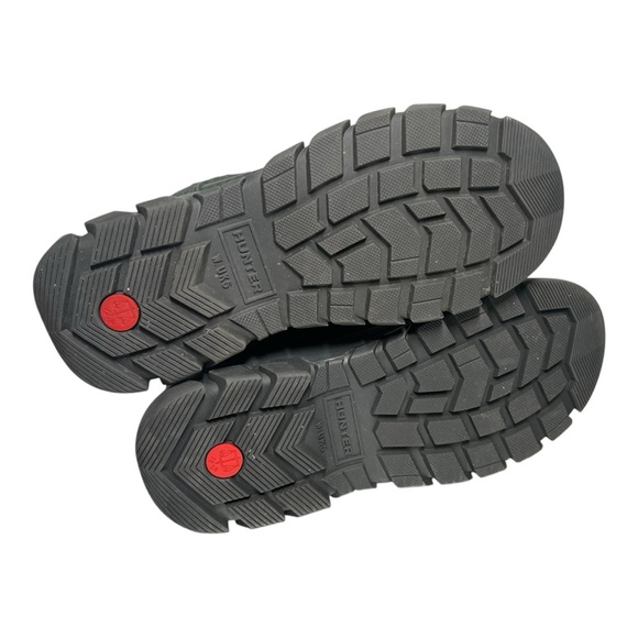 Hunter Intrepid Insulated Short Snow Boots - Women’s Size 7 (EU 38) Dark Green - Picture 6 of 9